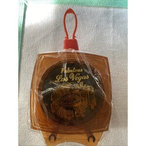Vintage NEW Fabulous Las Vegas Drink Coasters Set Of 4- Original Packaging-4x3.5